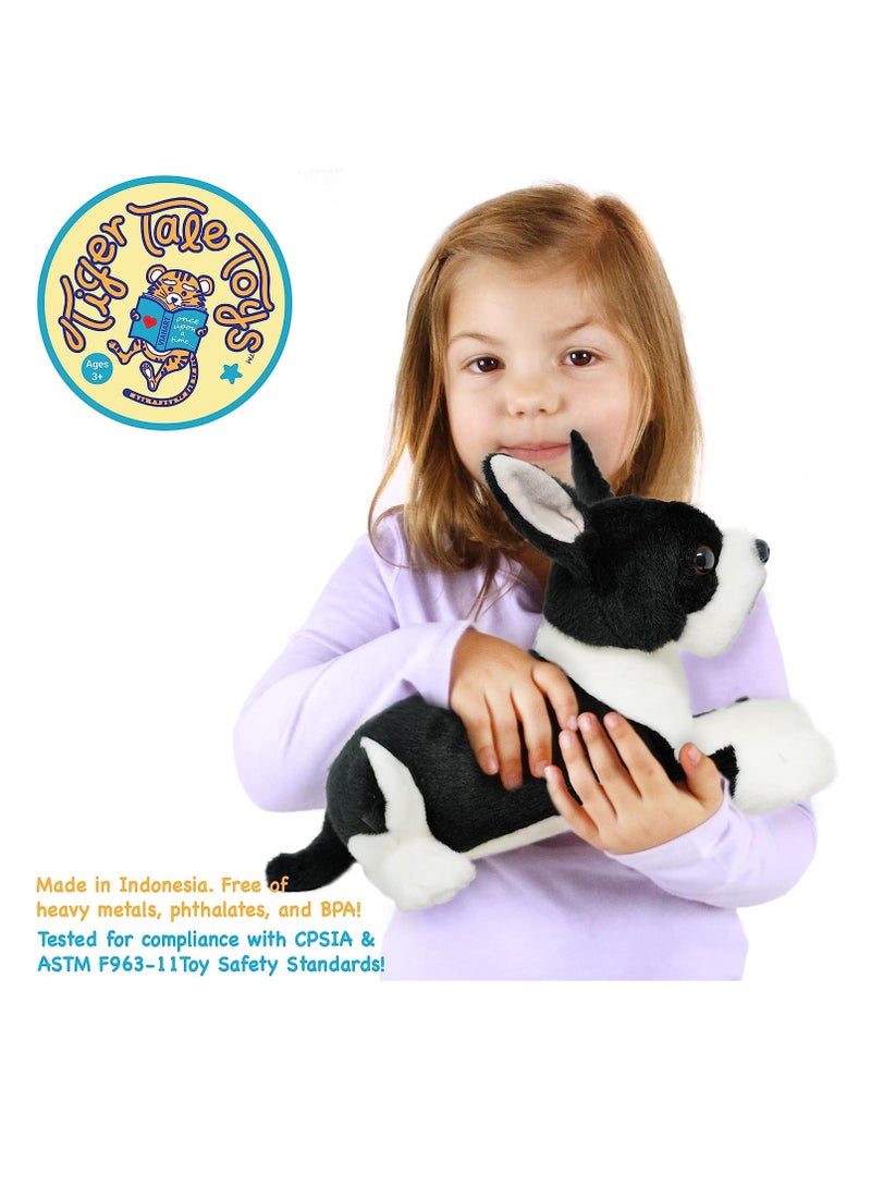 Viahart Baxter The Boston Terrier Soft Plush Toy for Kids | Huggable Stuffed Animals| Fluffy Toys for Baby, Children, Toddler | Polyester Fabric | Polypropelene Filling | Recommended Age 3+ - Image 5