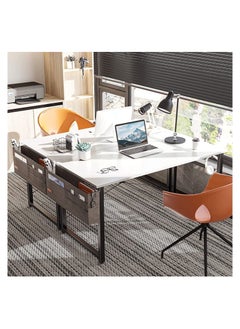 ACPLAY Computer Desk Home Office Writing Study Desk Modern Simple Style Laptop Table With Storage Bag  - Image 2