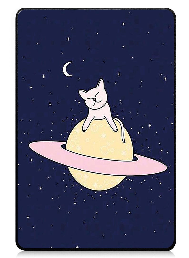 Theodor Protective Flip Case For Xiaomi Pad 7 & Xiaomi Pad 7 Pro With Trifold Stand Auto Wake Sleep Shockproof Cover - Cat Sleeping on Planet - Image 1