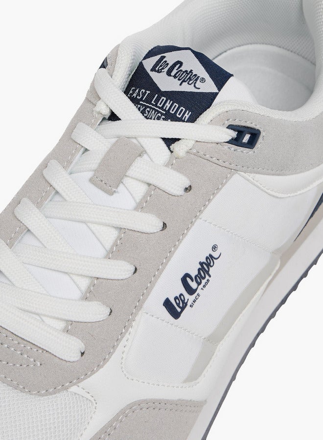 Lee Cooper Men's Logo Print Lace-Up Sneakers  - Image 3