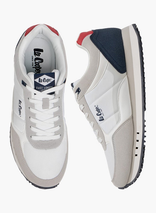 Lee Cooper Men's Logo Print Lace-Up Sneakers  - Image 1