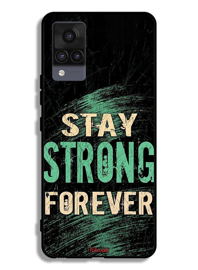 Tolwak Vivo V21 Protective Case Cover Stay Strong Forever - Image 2