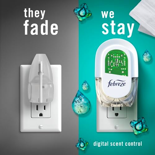 Febreze Plug in Air Freshener, Odor-Fighting Scented Oil Refill, Air Fresheners for Home and Bathroom and Kitchen, Long Lasting for Strong Odors, Unstopables Fresh Scent, 0.87oz Refills, 3 Count - Image 5