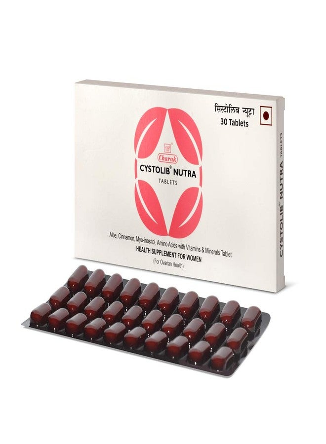 Charak Cystolib Nutra Nutrition Supplement To Restore Hormonal Imbalance In PCOS & PCOD For Women - 30 Tablets - Image 1