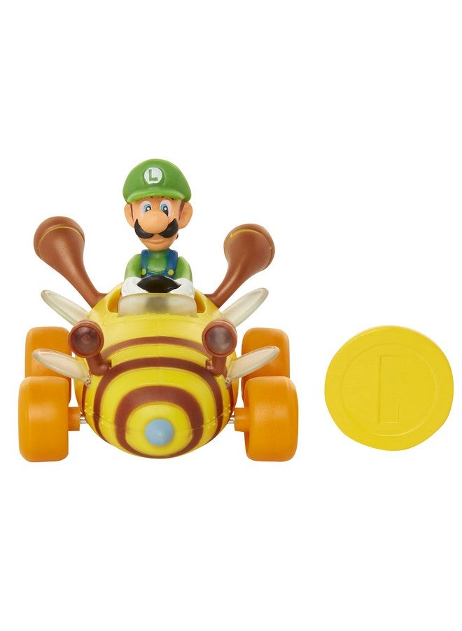SUPER MARIO Coin Racers Cars 3Pk Vehicle Set, Yellow - Image 2