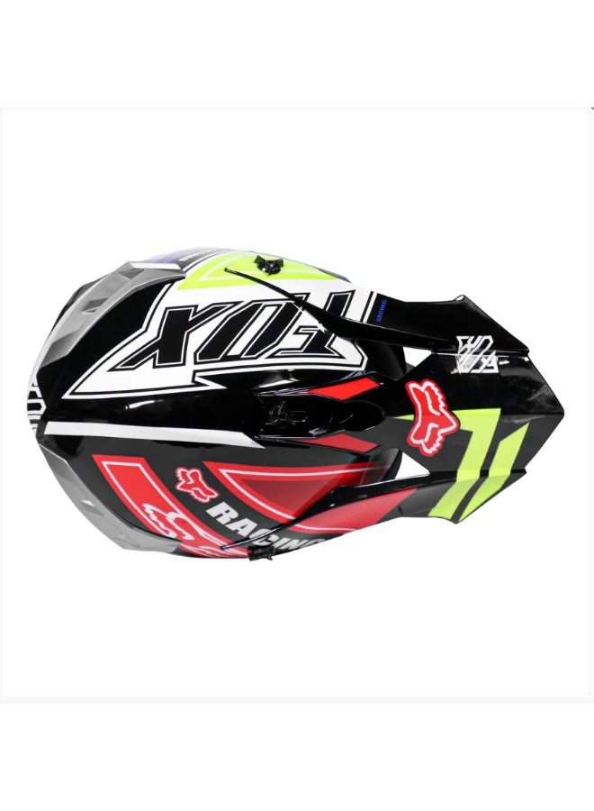 Fox XL Gloss Black Motocross Full Face Helmet DOT Approved 835519 XL - Image 5