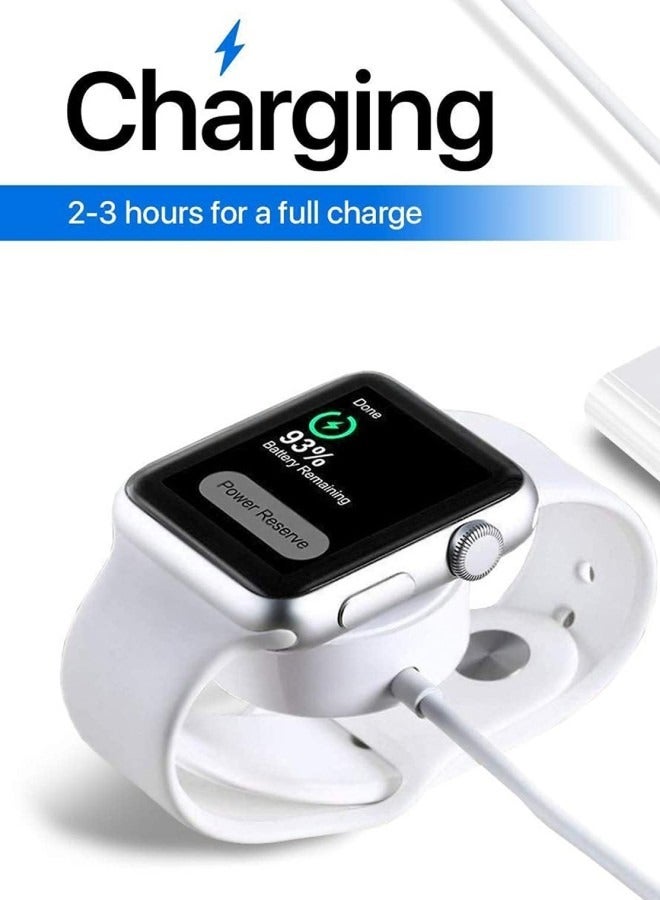 Flyview Fast Charging USB C Watch Charger Cord Compatible for Apple Watch, Magnetic Watch Charging Cable Compatible for Watch Series 9/8/7/Ultra/Ultra2/SE2/6/5/4/3/2/1/SE1, Type C Cord, 1M  - Image 4