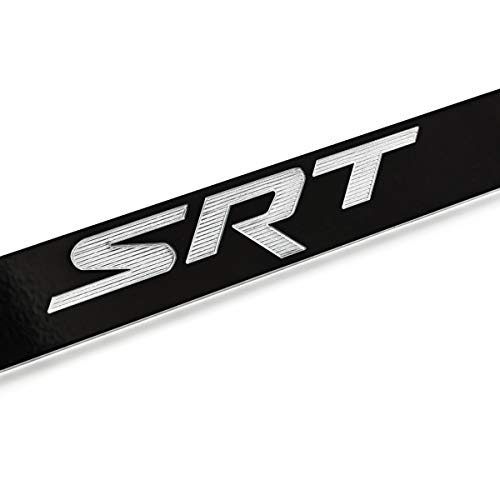 Dodge SRT License Plate Frame (2 Hole, Black/Wide) - Image 5