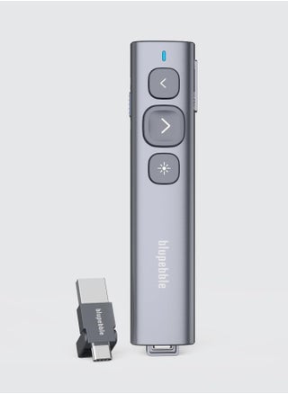 Wand Wireless Presentation Remote | Dual USB-A & USB-C Receiver | Laser Pointer, Slide Control, Plug & Play for Windows/Mac/Android - pzsku/Z00EC1C15D5E569E80D04Z/45/1751979461/2bb80f23-f0dd-46e3-8fac-bdac123d0a71