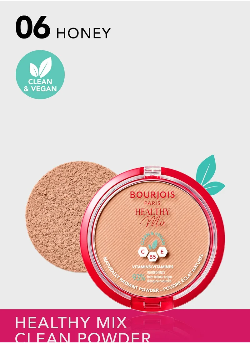 BOURJOIS PARIS Healthy Mix Clean Powder - 06 - Honey, 10g