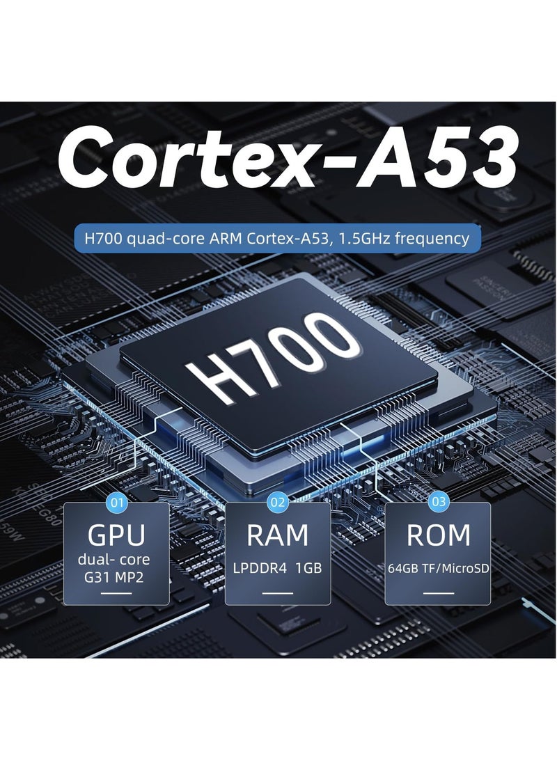 ANBERNIC  - RG35XX H Retro Handheld Game Console , 3.5 Inch IPS Screen Linux System Built-in 64G TF Card 5528 Games Support HDMI TV Output 5G WiFi Bluetooth 4.2 (Black) - Image 1