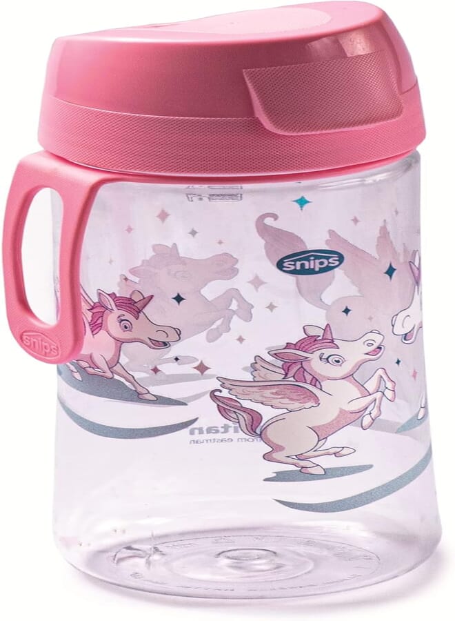 Snips Unicorn Design Tritan Renew Water Bottle, 0.50L, Impact-Resistant, BPA-Free, Made in Italy