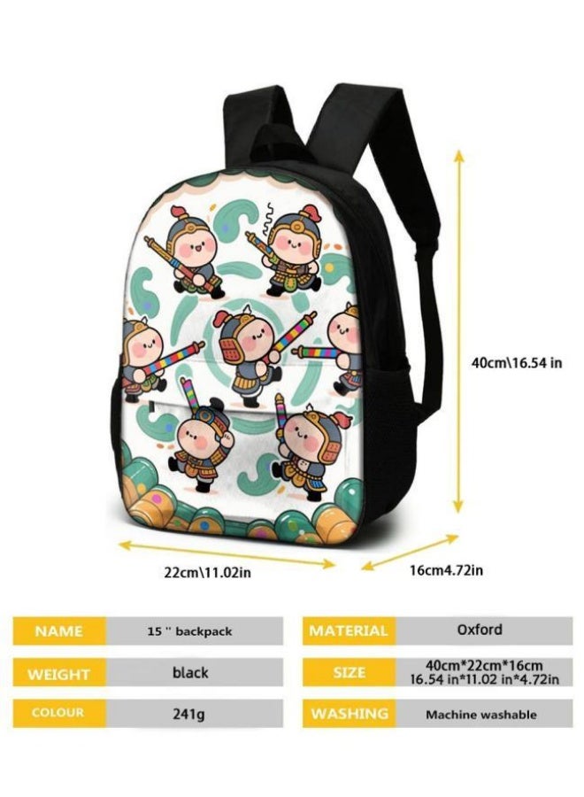Bright Li Fire is a popular new interesting cartoon, fashionable and practical bag three-piece set (students, children, friends' outings, mountain climbing sports, etc. can be used) - 89 - Image 5