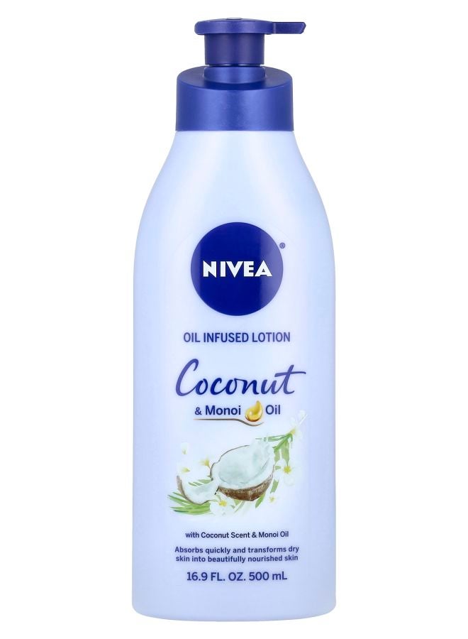Nivea Oil Infused Lotion Coconut & Monoi Oil 16.9 fl oz (500 ml)