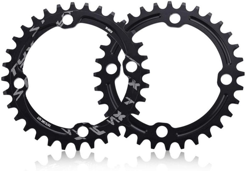 woobles Bike Chainring, 32/34/36/38T BCD 104 Mountain Bike Single Speed Chainring Suitable for Road Bike Mountain Bike - Image 5