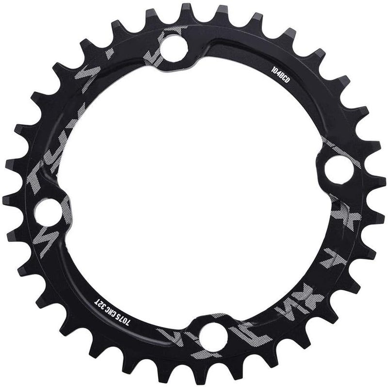 woobles Bike Chainring, 32/34/36/38T BCD 104 Mountain Bike Single Speed Chainring Suitable for Road Bike Mountain Bike - Image 1
