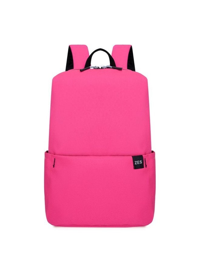 Fashion Colorful Ultra Light Backpack Student Schoolbag Children Training School Bag Custom Logo-Color:Pink - Image 4