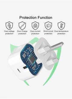 Generic IPhone Charger Fast Charging|18W USB-C Wall Fast Charger Adapter Compatible for iPhone 15/14/14 Pro/14 Pro Max/13/12/SE2020/11/XR/XS Max/X/iPad  - Image 5
