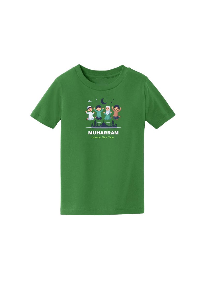 PRINTSHOP4ME Islamic New Year Boys' T-Shirt–Short Sleeve Round Neck Cotton-Lightweight,Soft&Durable Fabric|CasualWear|Suitable For Daily Wear&Events - Image 3