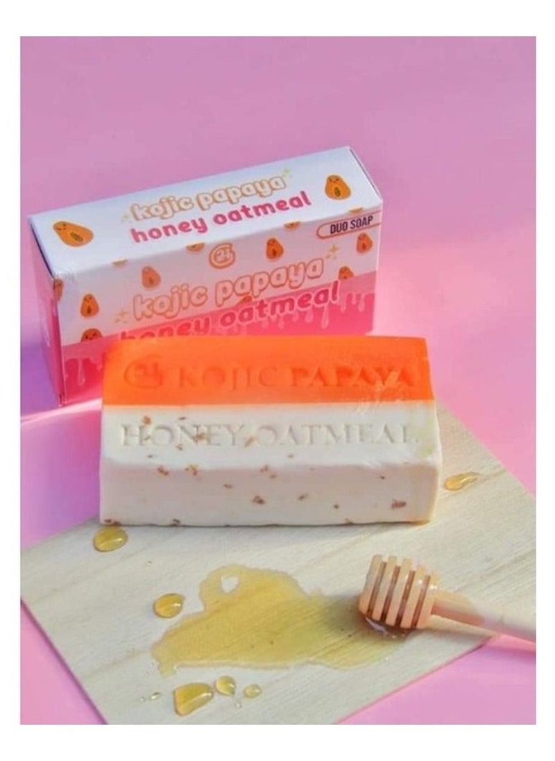 Kojic Papaya Honey Oatmeal DUO Soap Golden Dust Kojic Soap Whitening Soap - pzsku/Z00ECC5FDD632790CFCECZ/45/_/1740250162/446e3097-e9f2-49fa-9d78-ed0ab7a9951b