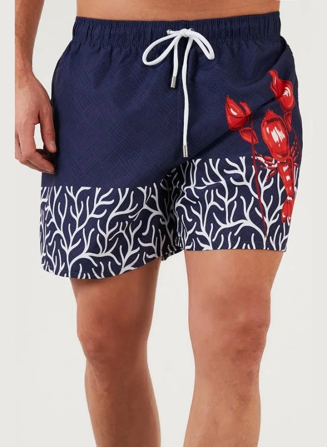 Buratti  Buratti Waist-Tied Swim Shorts with Pockets Swimsuit Short Men's SWIMSUIT SHORT 3800907 for Men | Best Price UAE