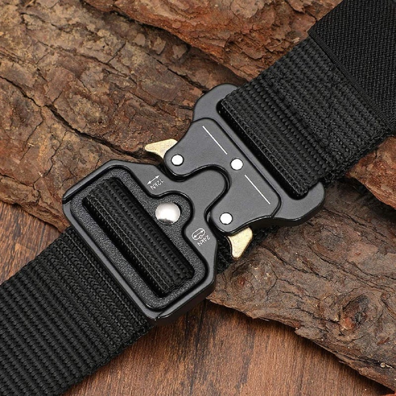 Contacts Men's Synthetic Quick Release Buckle Nylon Belt (Free Size)… - Image 2