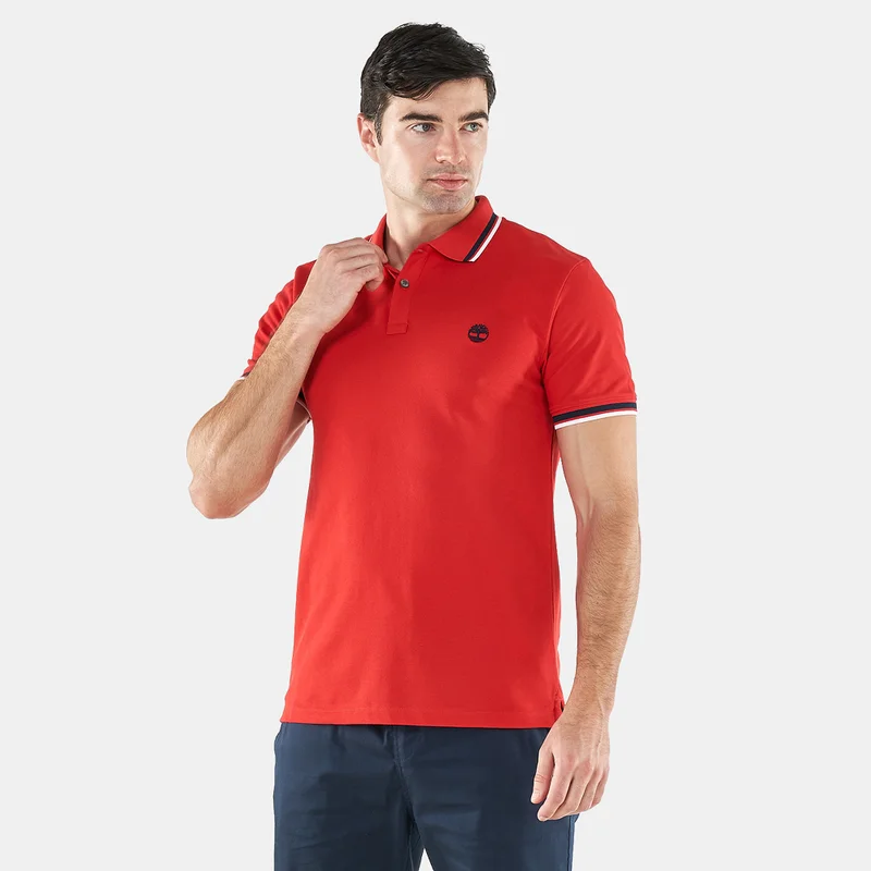 Timberland Men's Millers River Tipped Polo Shirt
