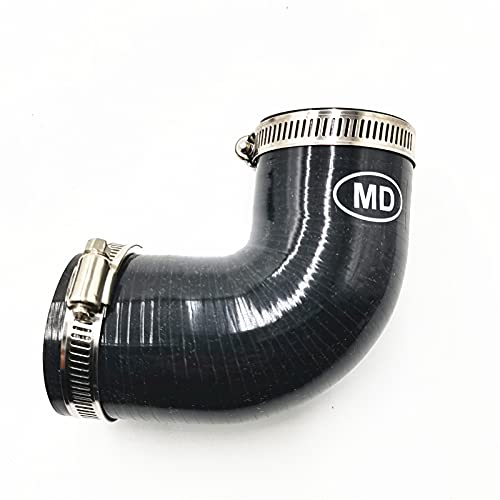 BRGMAX Top Mount Intercooler Hose Kit Black For Subaru 02-07 WRX /04+ STI/04-07 FXT - Image 5