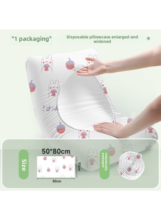 Disposable Pillowcase Bed Sheet Winter Thickened Household Hotel Supplies Increased Travel Special Business Suit-Color:Disposable Pillowcases  - Image 1