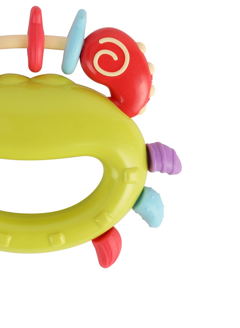 ترتيس Turtees™ الملونة جذابة البلاستيك غير سامة شاكر حشرجة الموت اللعب للأطفال وقت المرح - Image 3