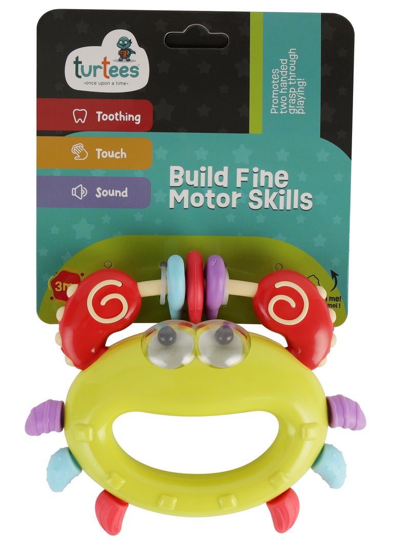 ترتيس Turtees™ الملونة جذابة البلاستيك غير سامة شاكر حشرجة الموت اللعب للأطفال وقت المرح - Image 4