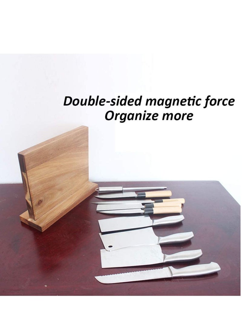 SYOSI - Magnetic Knife Block Holder Universal Kitchen Knife Organizer Without Knives - Image 1