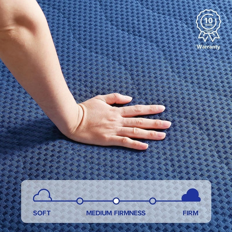 DEEP SLEEP Every Night Deep Sleep Tri-Folding Foam Mattress, 4" Single Size, Play Mat, Foldable Bed, Guest Beds, Portable Bed - Image 3