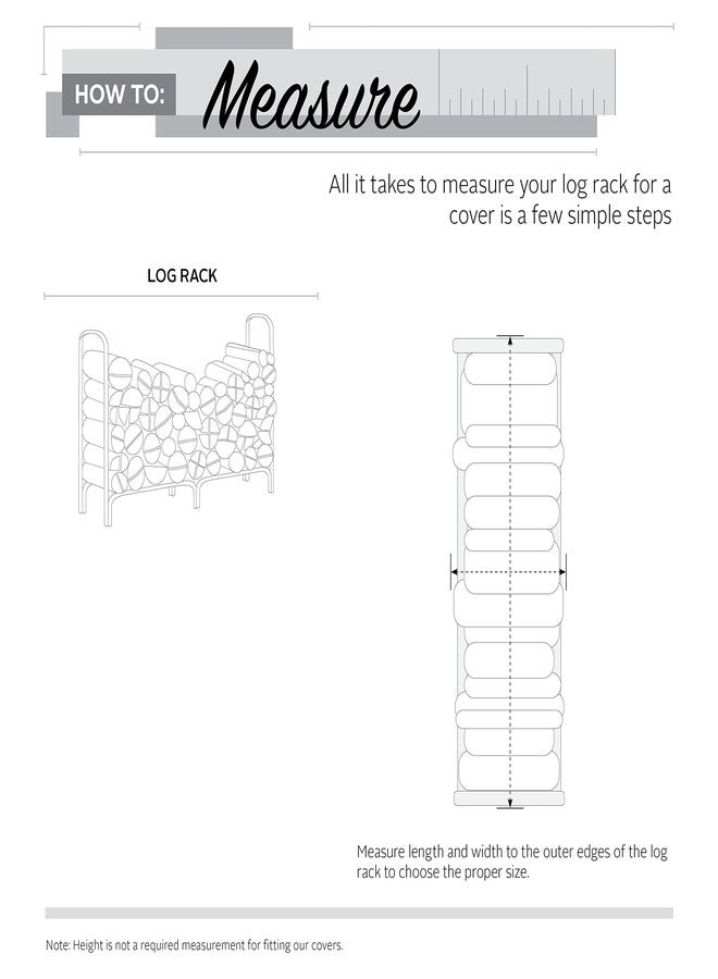 كلاسيك أكسيسوريز غطاء رف الحطب المقاوم للماء من كلاسيك أكسيسوريز فيراندا بطول 8 أقدام، أغطية أثاث الفناء - Image 4