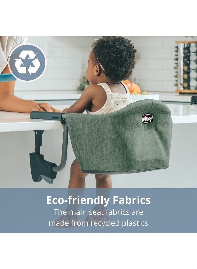 Chicco FastLock® Hook-On High Chair, Portable High Chair for Babies and Toddlers, Sets up in Seconds | Black/Black - Image 4