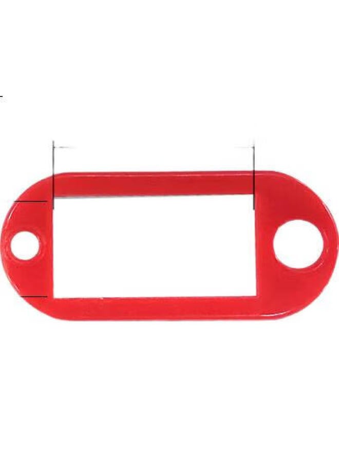 Befon Deyin Key Tag, Key Label, Key Tag Sticker, Key Chain, 2466 Property Office Key Tag, Office Supplies, Red, 50 Pieces/Box - Image 3