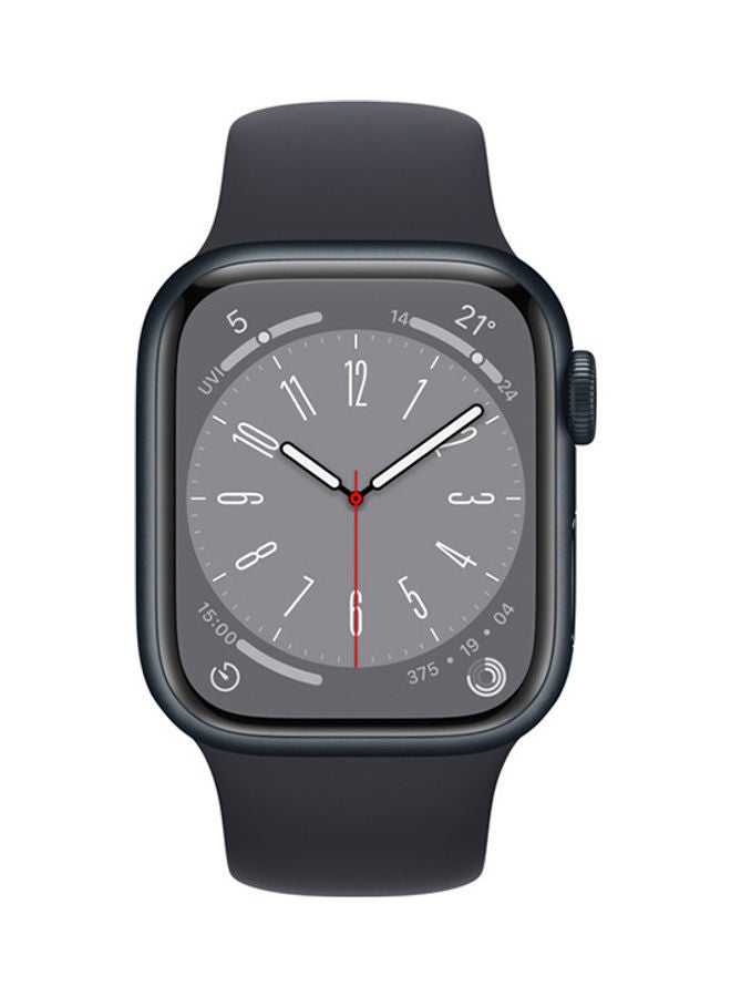 Apple Renewed - Watch Series 8 GPS 41mm Aluminium Case With Sport Band Midnight Sport Band Midnight - Image 2