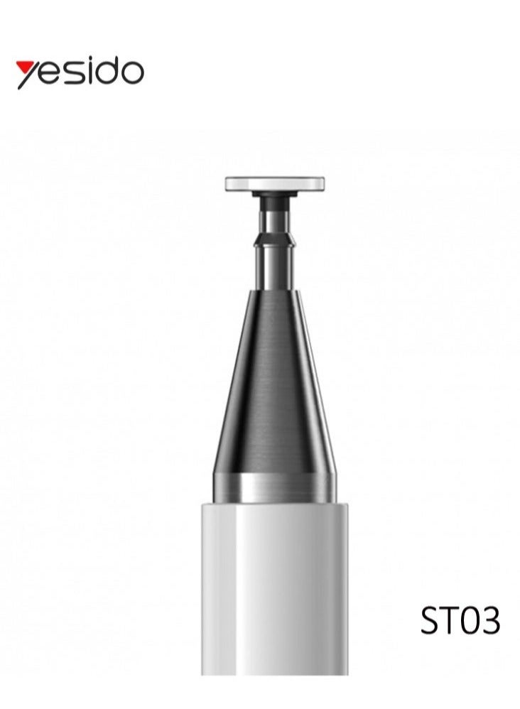 Yesido ST03 High Precision Capacitive Touchscreen Stylus Pen for Smartphones and Tablets – Ultra-Sensitive, Smooth Writing, Perfect for Drawing, Writing, and Navigation – Compatible with iPhone, iPad, and Android Devices - Image 3