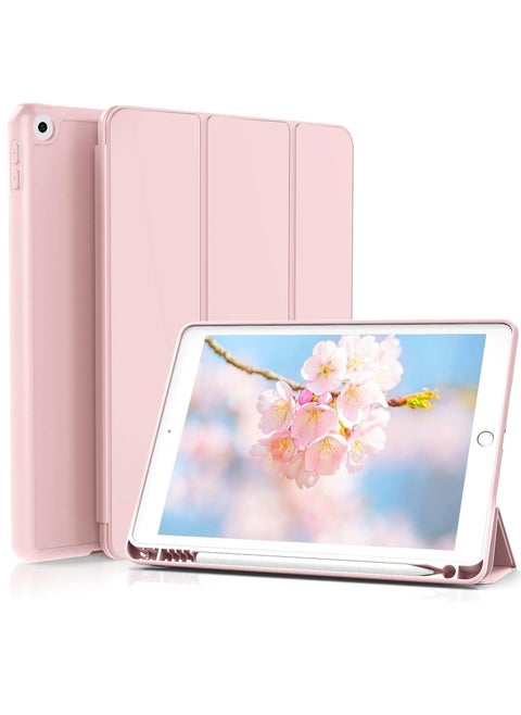 New iPad 10.2 Case for iPad 9th Generation 2021/8th Gen 2020/7th Gen 2019, Slim Ultra Magnetic Smart Cover Trifold Stand Cover with TPU Soft Back Cover