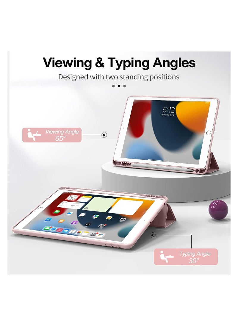New iPad 10.2 Case for iPad 9th Generation 2021/8th Gen 2020/7th Gen 2019, Slim Ultra Magnetic Smart Cover Trifold Stand Cover with TPU Soft Back Cover
