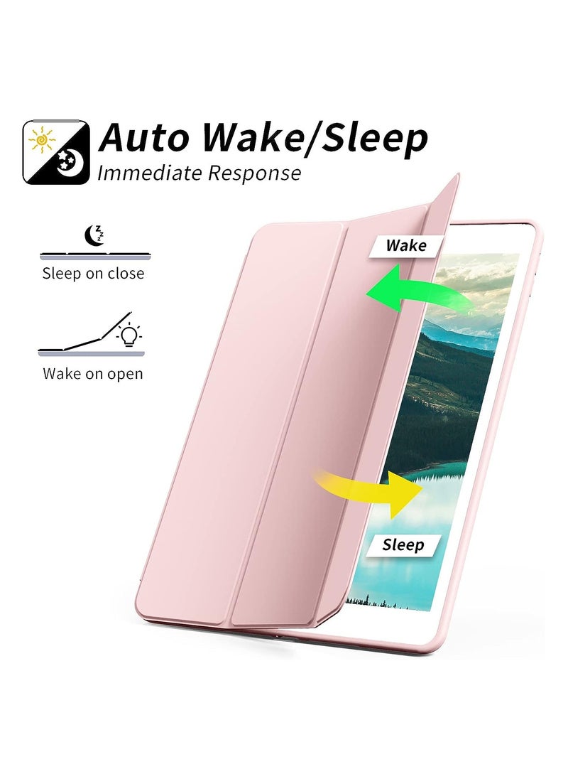 New iPad 10.2 Case for iPad 9th Generation 2021/8th Gen 2020/7th Gen 2019, Slim Ultra Magnetic Smart Cover Trifold Stand Cover with TPU Soft Back Cover