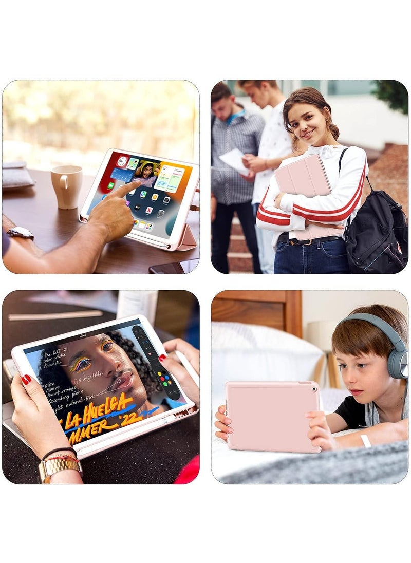 New iPad 10.2 Case for iPad 9th Generation 2021/8th Gen 2020/7th Gen 2019, Slim Ultra Magnetic Smart Cover Trifold Stand Cover with TPU Soft Back Cover