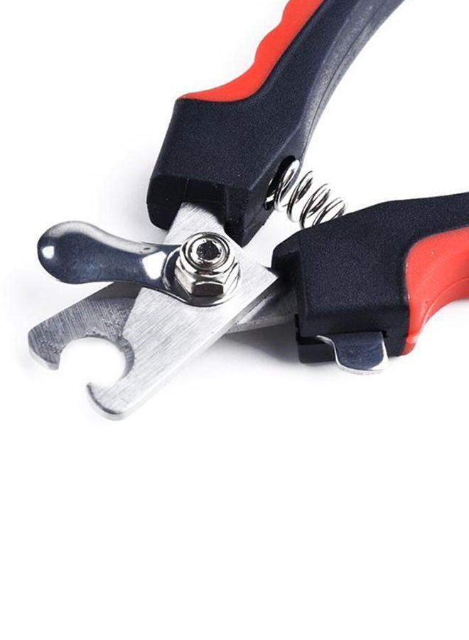 NIBEMINENT Pet Nail Clipper And Filer Set Black/Red/Silver - Image 3