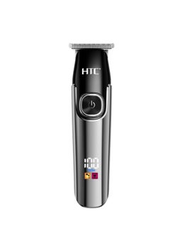 HTC Hair Clipper, Beard Trimmer with 2 Speed Settings, USB Rechargeable Cordless T-Shape Shaver with LED Display and 3 Combs, AT588 (BLACK) - pzsku/Z00ED35C7791B2B0FF85DZ/45/_/1727412669/1493b056-a264-4aee-b280-bad029e12f91