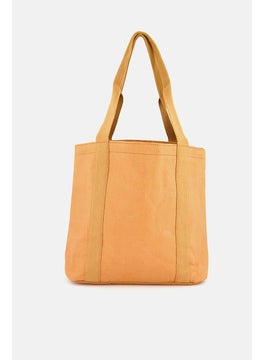 Tchibo Women Paper Shopping Bag 40 L x 27 H x 15 W cm, Brown  - Image 3