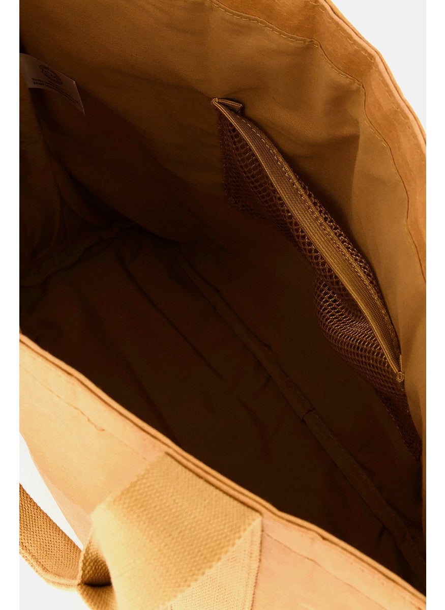 Tchibo Women Paper Shopping Bag 40 L x 27 H x 15 W cm, Brown  - Image 2