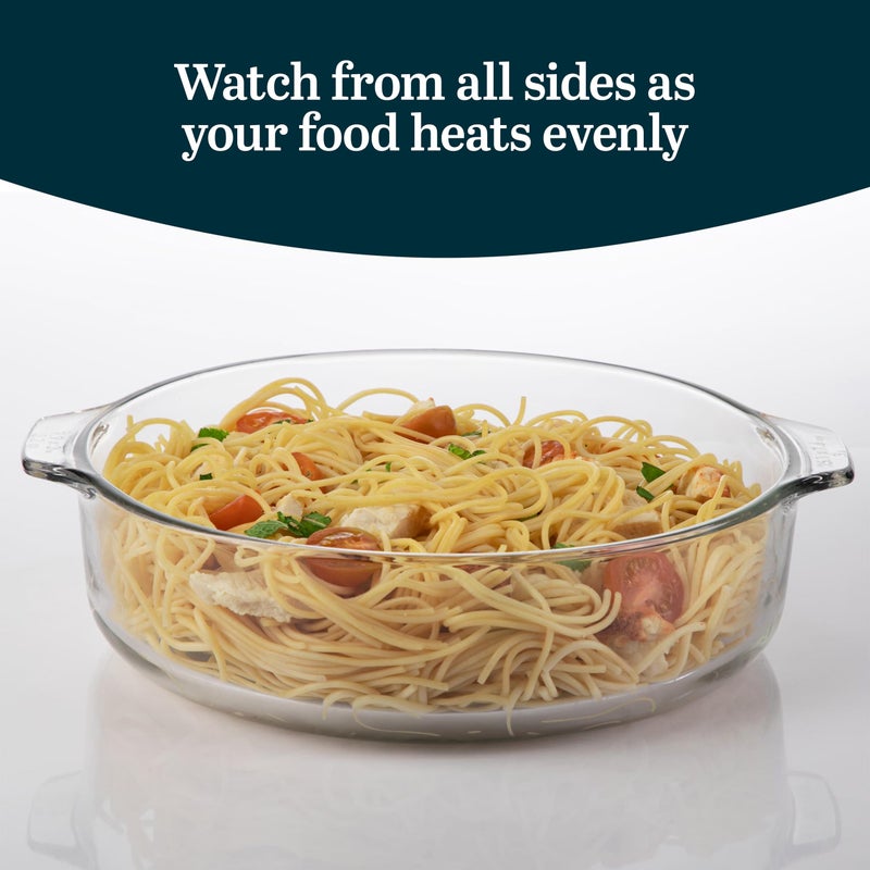 Libbey Baker's Basics Glass Casserole Dish with Cover, 3-quart - Image 4