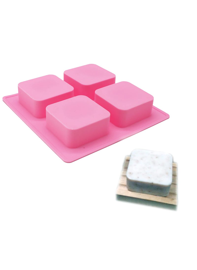 X-Haibei XHaibei Basic Plain Square Lotion Bar Soap Mold Making 4ozCell Big Size 