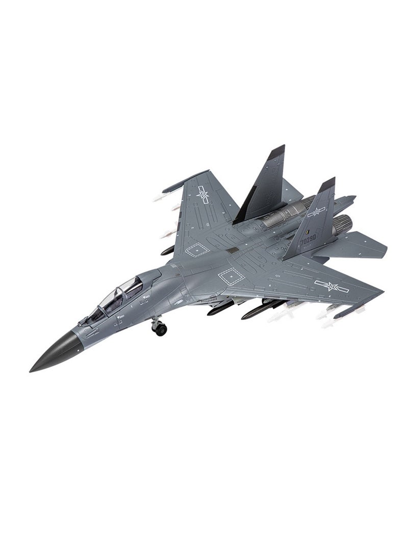 جنرال - 1:72 J-16 نموذج طائرة من الفوم نموذج محاكاة من خليط معدني لطائرة النقل المقاتلة لعبة مناسبة كهدية لمحبي الجيش وعشاق نماذج الطائرات - Image 1