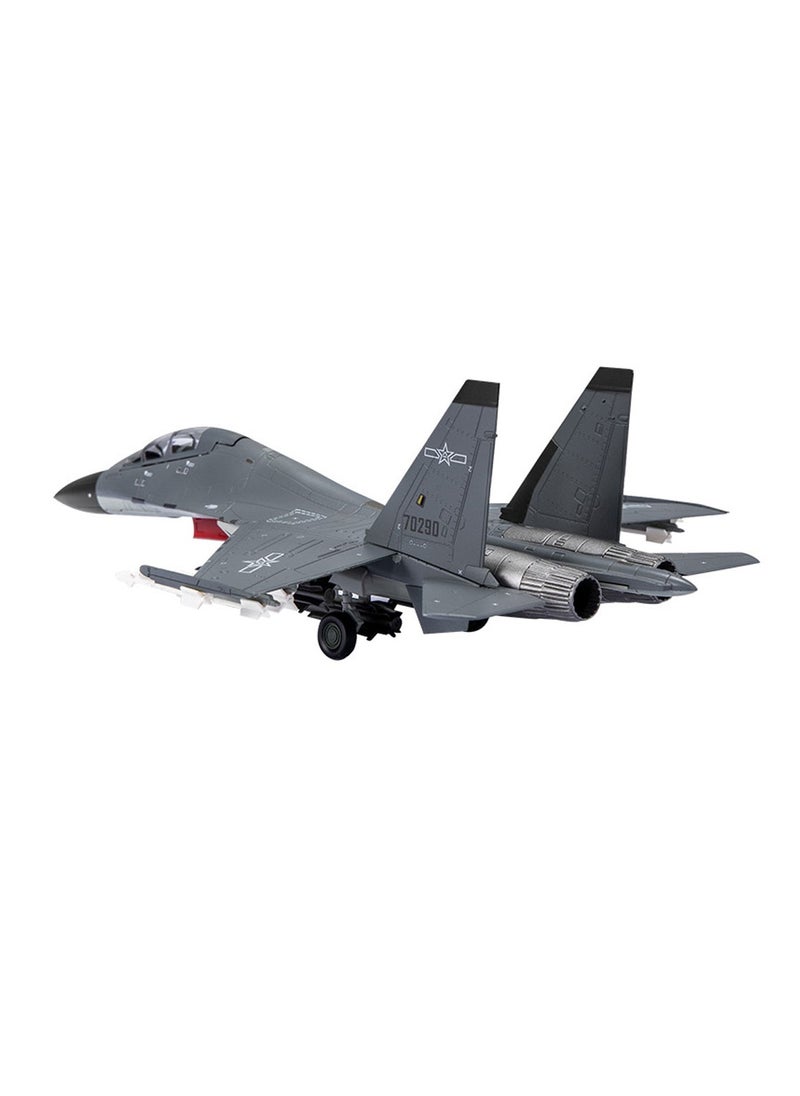 جنرال - 1:72 J-16 نموذج طائرة من الفوم نموذج محاكاة من خليط معدني لطائرة النقل المقاتلة لعبة مناسبة كهدية لمحبي الجيش وعشاق نماذج الطائرات - Image 1